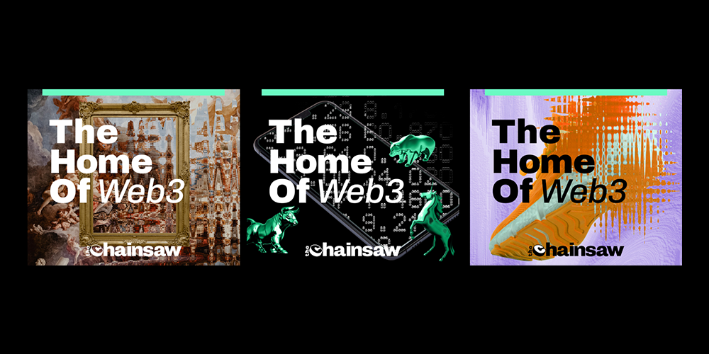 The Chainsaw - The Home of Web3 posters